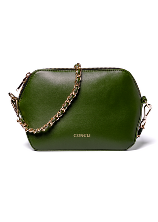 Coneli Fanny in color green_crafted from cactus leather