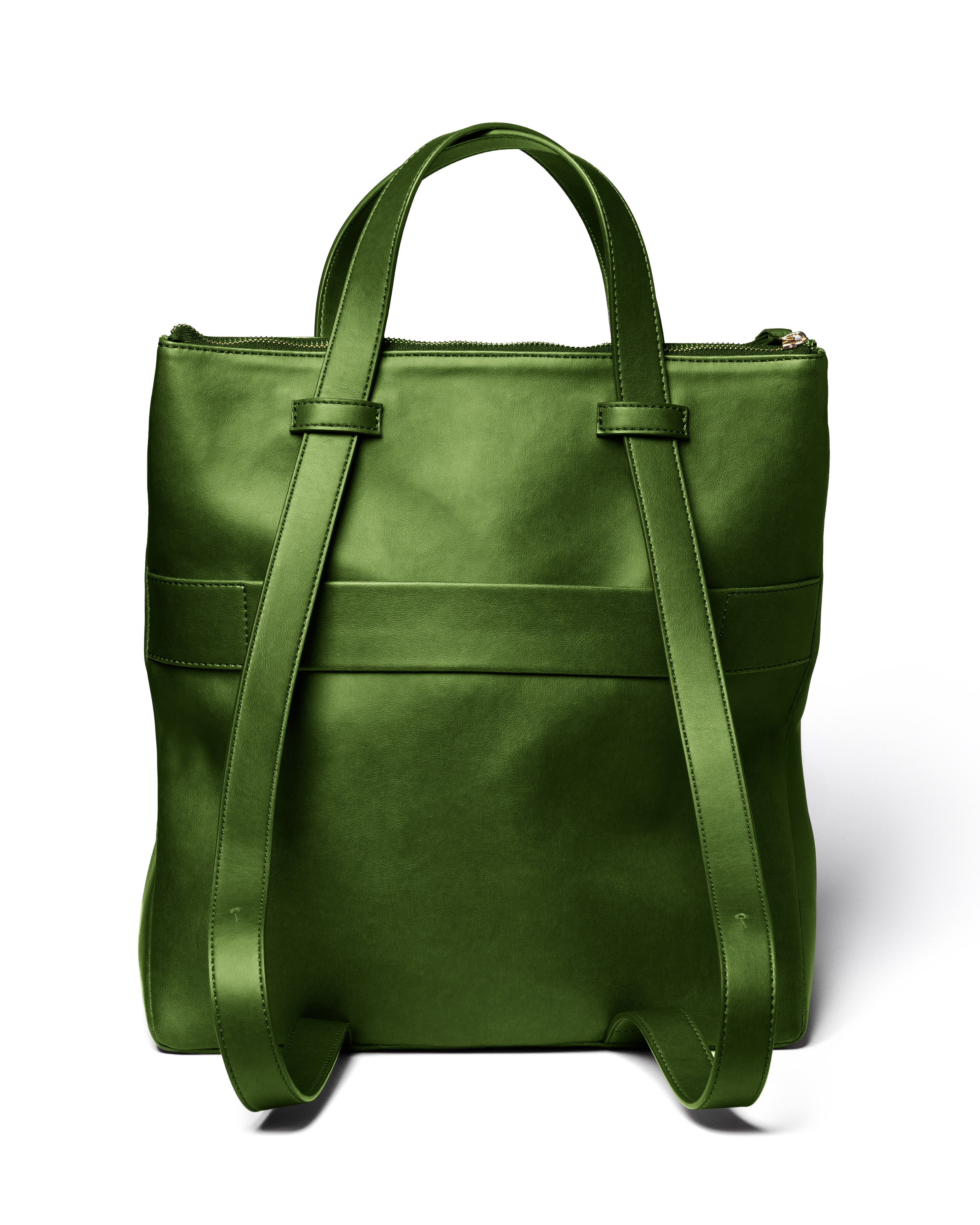 Cactus Leather Tote Bag Black – Convertible Backpack