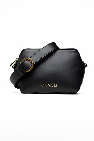 Coneli Fanny Pack in Black from Front side