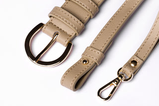 Coneli all straps for Fanny Pack_adaptable belt bag _three straps_color beige_cactus leather