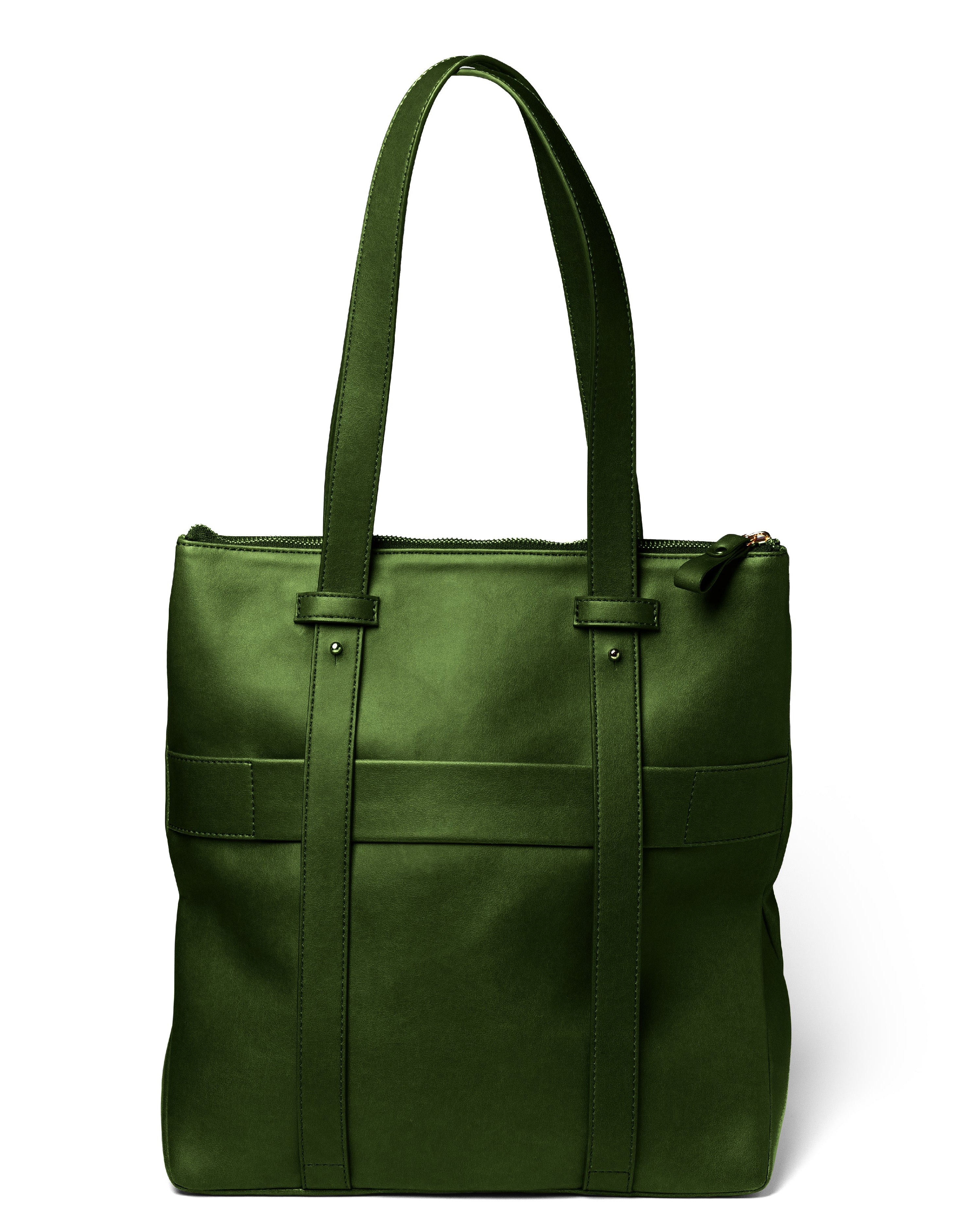 Cactus Leather Tote Bag Black – Convertible Backpack